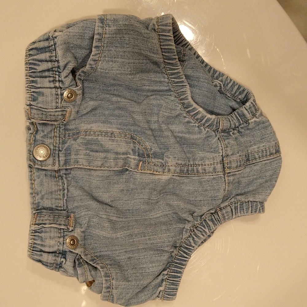 3/20$ Looks like mini jeans Gap diaper cover 100 cotton